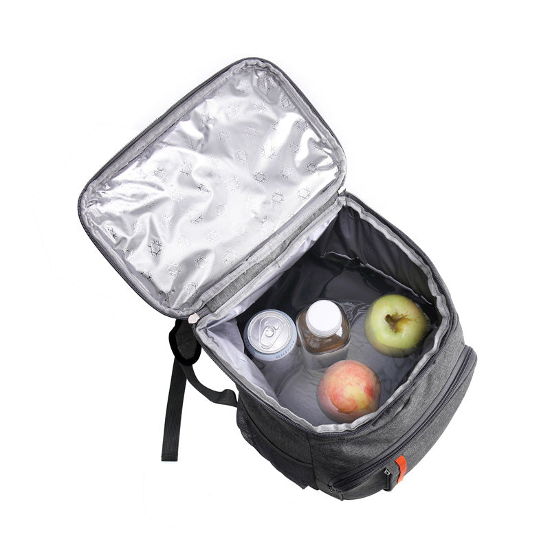 Factory direct sales large capacity thermal insulation backpack outdoor waterproof picnic beer bag leak-proof cold ice pack backpack