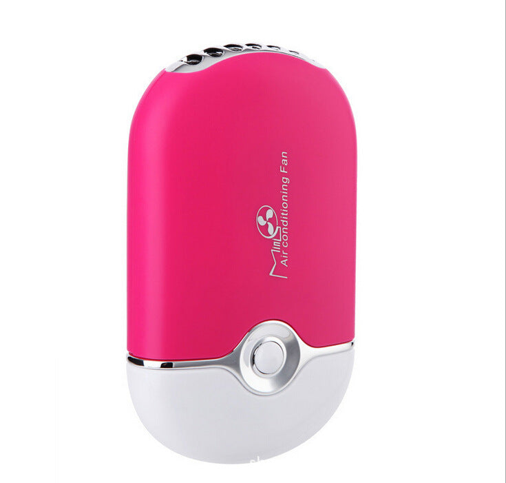 Source manufacturer eyelash fan new product grafting hair dryer fashionable mini air conditioner small fan USB charging portable