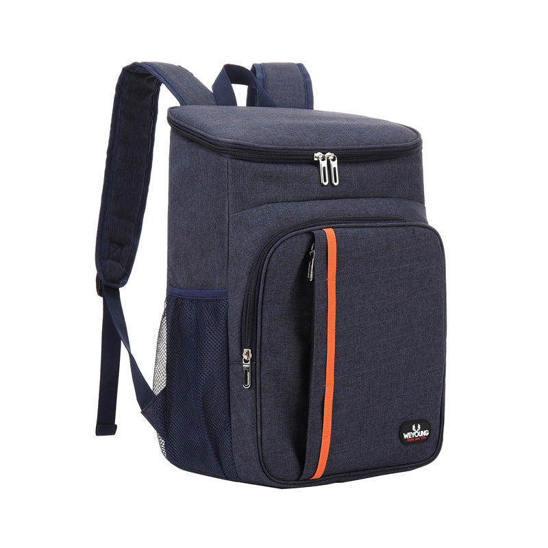 Factory direct sales large capacity thermal insulation backpack outdoor waterproof picnic beer bag leak-proof cold ice pack backpack