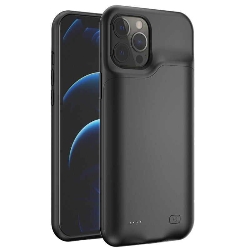 Suitable for Apple 13mini/11/14promax back clip battery full package soft glue iphone12pro charging case
