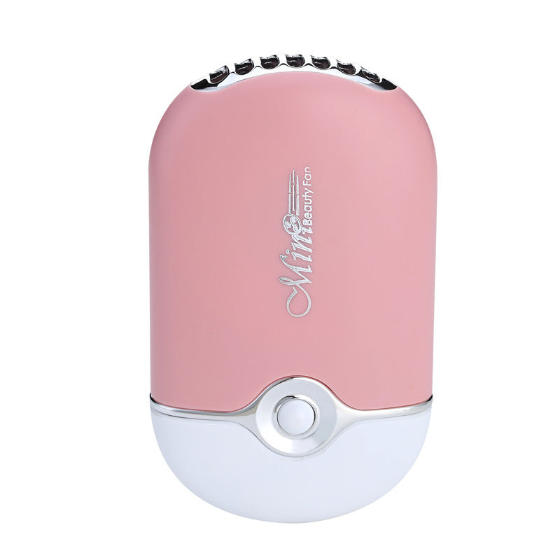 Source manufacturer eyelash fan new product grafting hair dryer fashionable mini air conditioner small fan USB charging portable