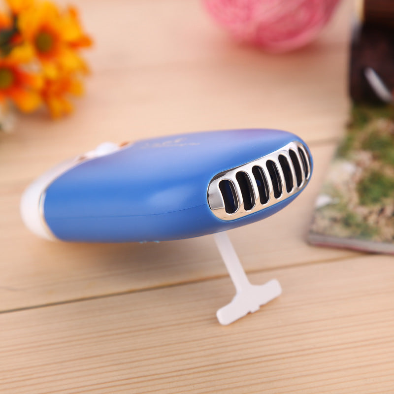 Source manufacturer eyelash fan new product grafting hair dryer fashionable mini air conditioner small fan USB charging portable