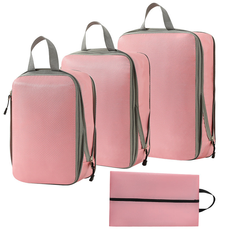 Travel storage bag compression seven-piece set digital toiletries cosmetics storage bag clothes shoes luggage travel bag