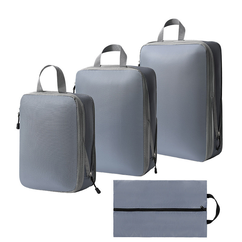 Travel storage bag compression seven-piece set digital toiletries cosmetics storage bag clothes shoes luggage travel bag