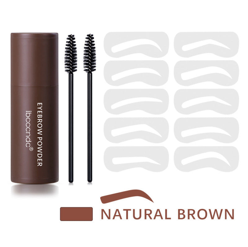 Cross-border cosmetics new eyebrow powder stamp set eyebrow shaping lazy natural not easy to remove makeup fade eyebrow card foreign trade