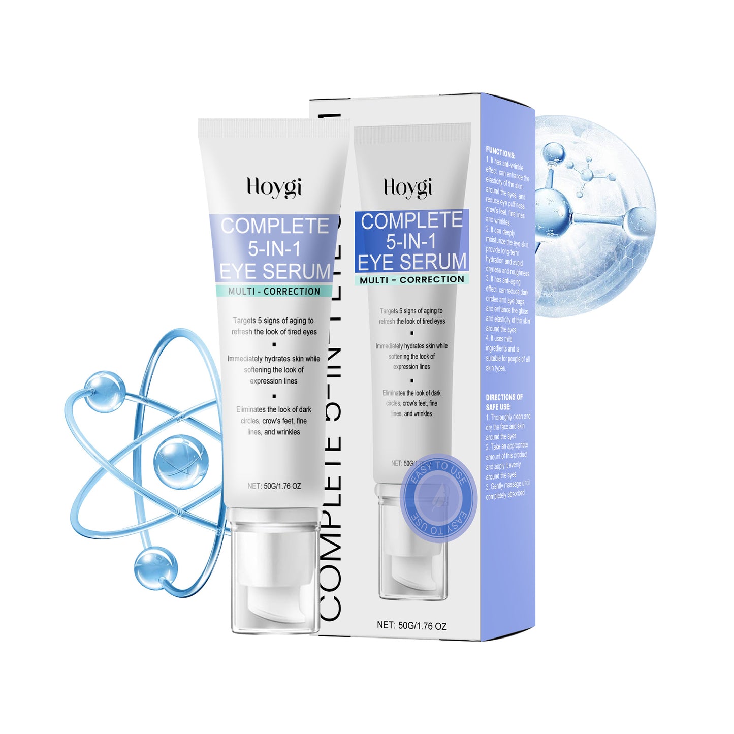HOYGI Eye Cream Eye Essence Hydrating Eye Cream Eye Area Hydrating Nourishing Care