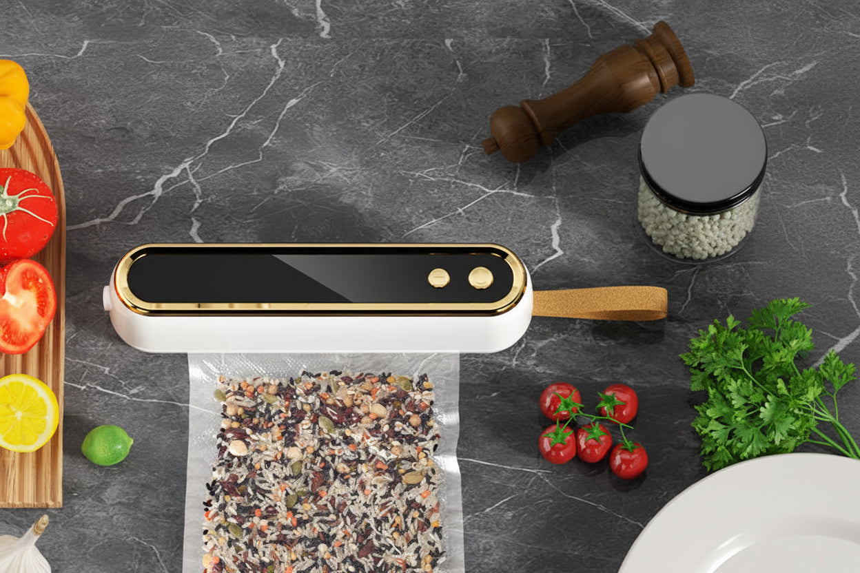 Wireless vacuum sealing machine, fully automatic vacuum machine, food packaging integrated machine, preservation and sealing machine, compressor.