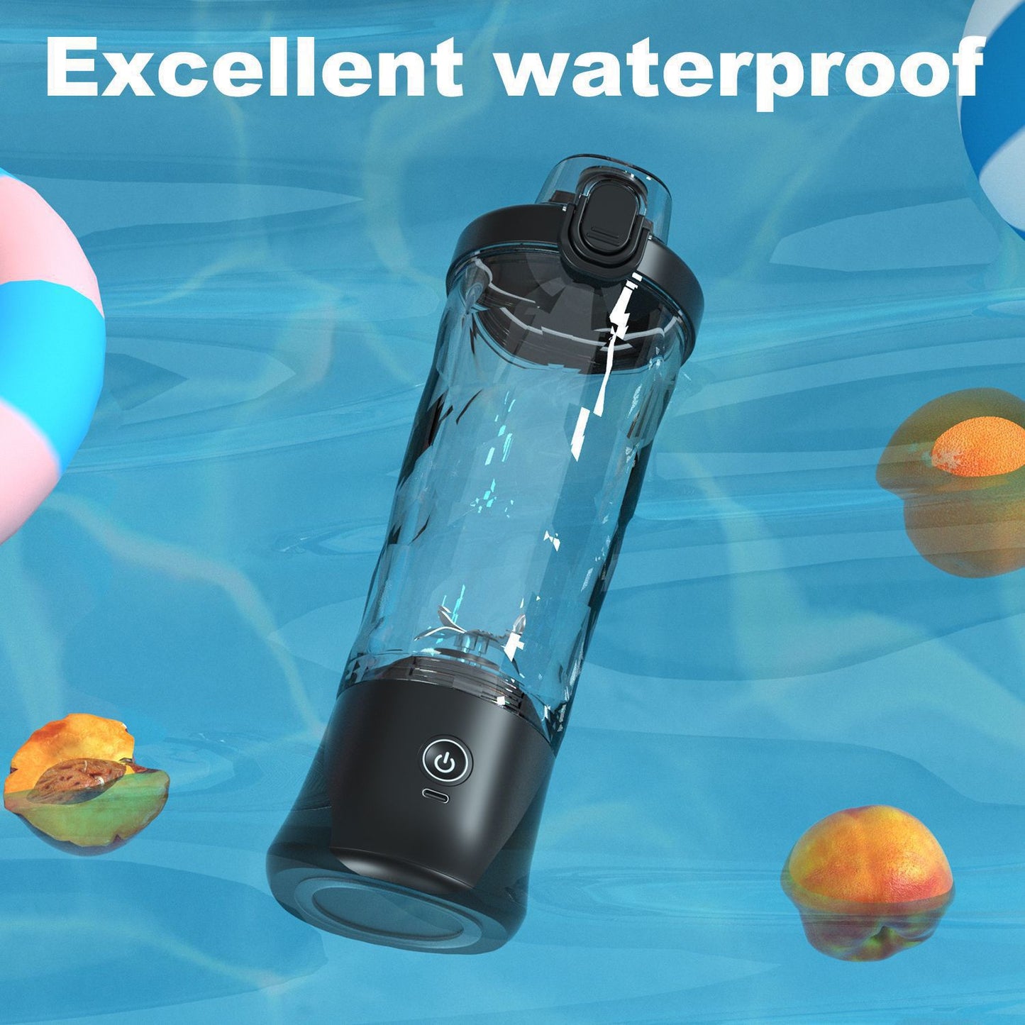 Cross-border hot-selling portable large-capacity 600ML sports fitness blender cup with direct drinking mouth fresh juicer juicer cup