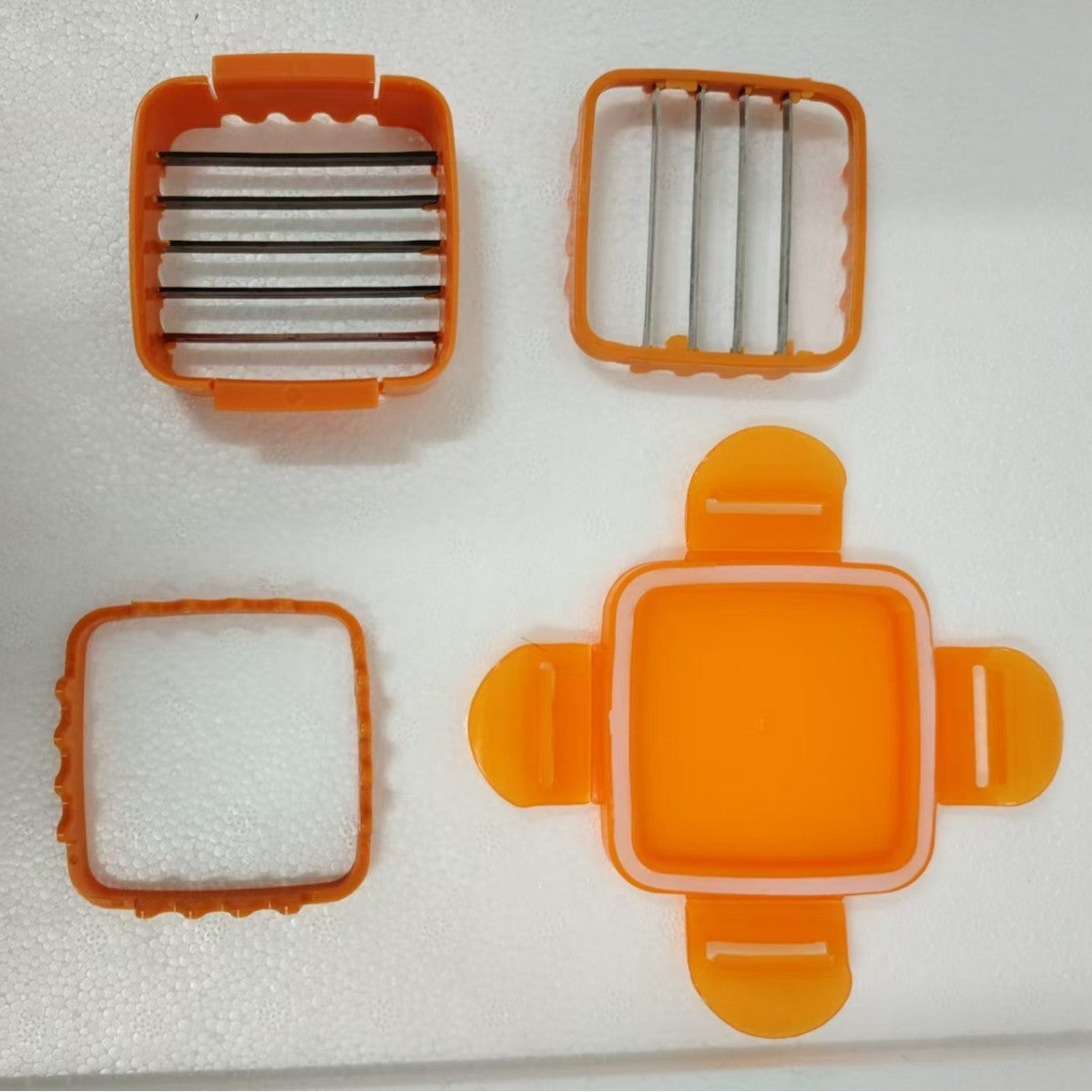 Cross-border multi-function push-type vegetable cutter five-in-one vegetable cutter fruit and vegetable salad cutter