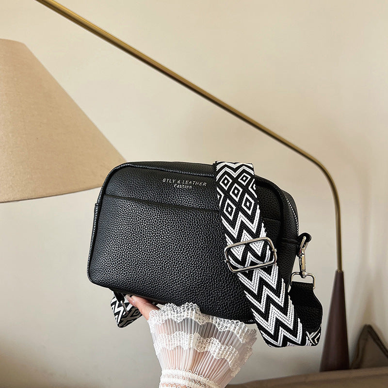 Fashion women's bags 2024 new cross-border foreign trade solid color PU messenger bag women's small bag ladies shoulder bag small square bag
