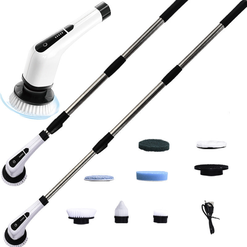 Cordless Electric Cleaning Brush 7-in-1 Long Handle Retractable Electric Mop Electric Spin Scrubber