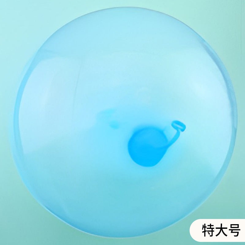 The unbreakable water balloon can be filled with water to relieve pressure and inflate for children to pat the ball and blow the balloon. The same style as the internet celebrity