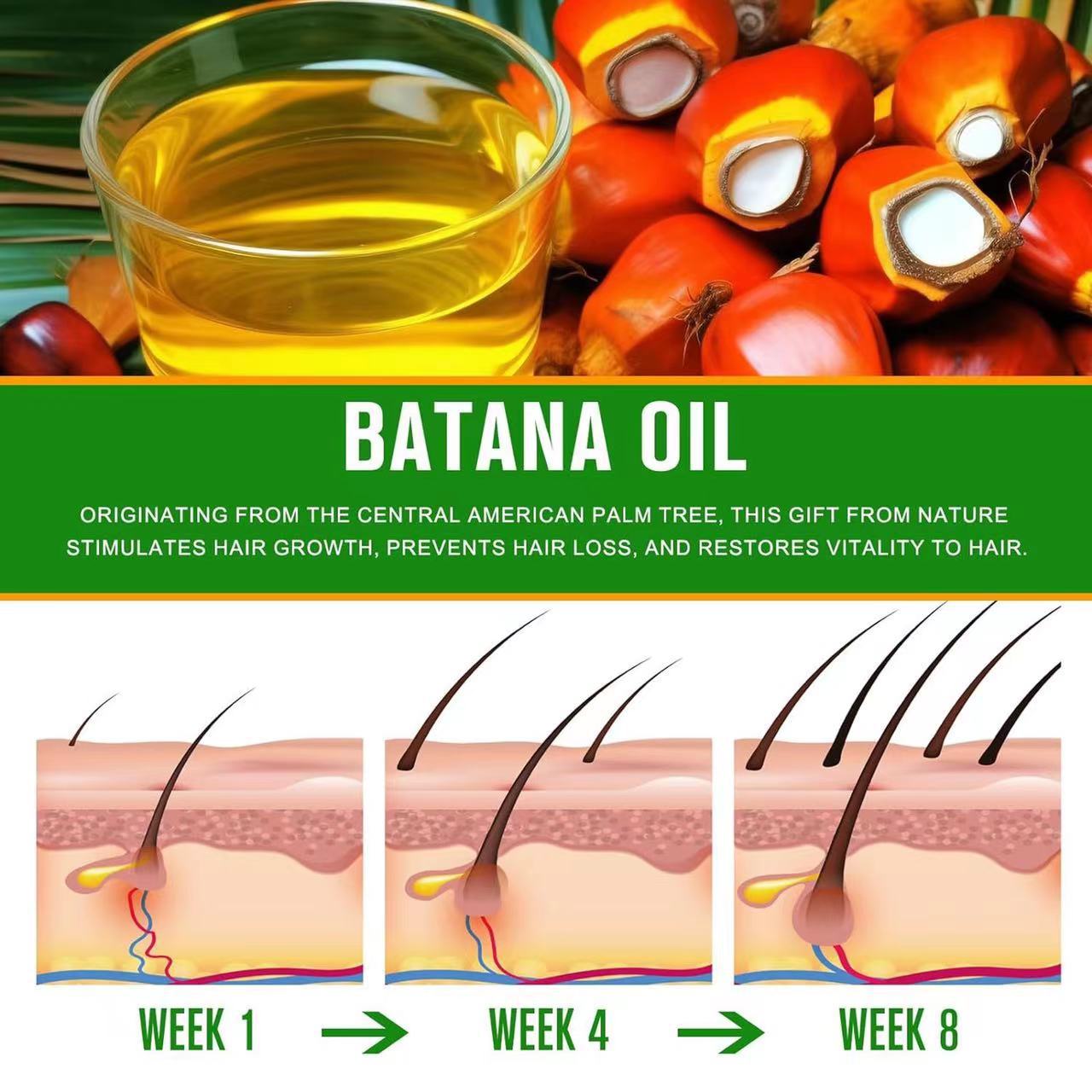 Spot supply Batana oil hair mask to strengthen hair quality, improve frizzy and smooth hair care essence 120g