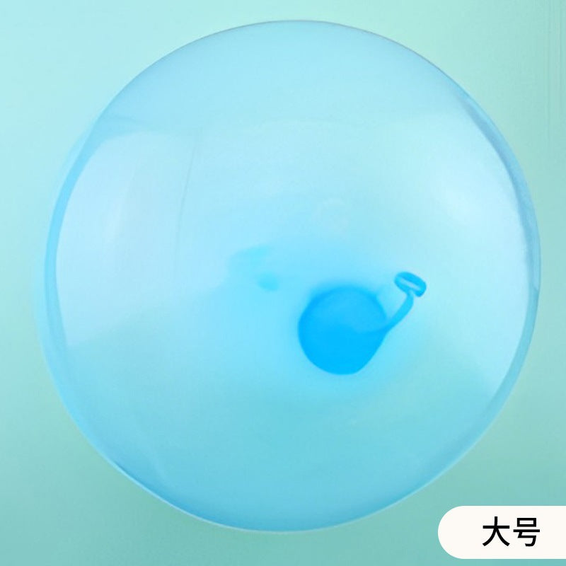 The unbreakable water balloon can be filled with water to relieve pressure and inflate for children to pat the ball and blow the balloon. The same style as the internet celebrity