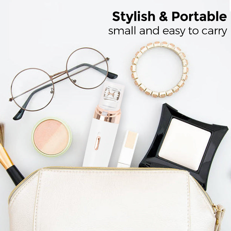 2 In 1 Mini Electric Epilator Facial Shaver Portable Women's Special Hair Removal Device Low-sensitivity Blade