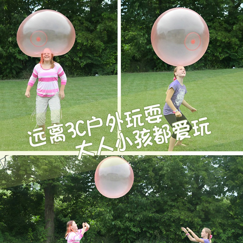 The unbreakable water balloon can be filled with water to relieve pressure and inflate for children to pat the ball and blow the balloon. The same style as the internet celebrity