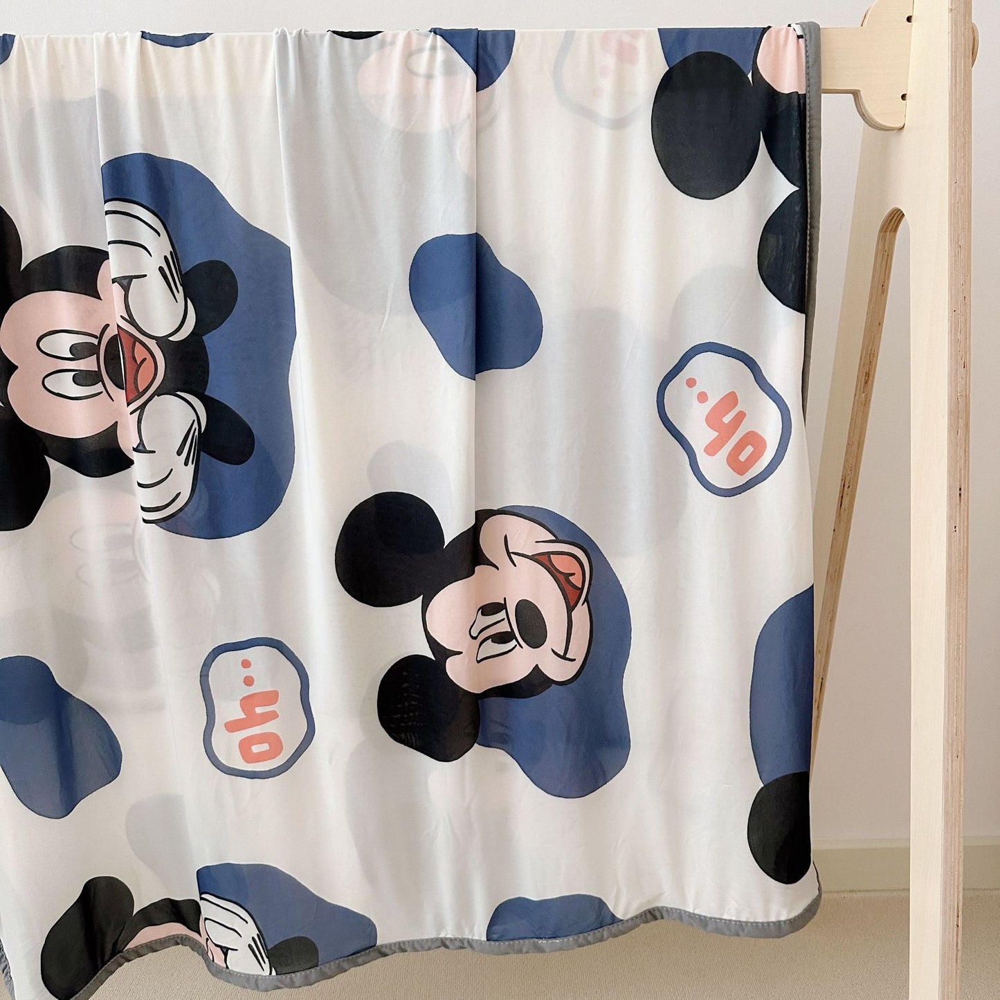 Summer children's cartoon bamboo fiber cool silk blanket infant car cover blanket baby hug blanket machine washable air conditioning blanket