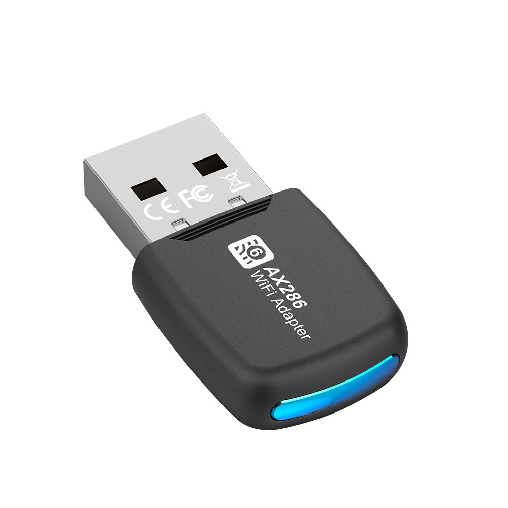 Wifi6 wireless network card driver-free 286M desktop notebook computer USB wireless WiFi receiver AP transmitter