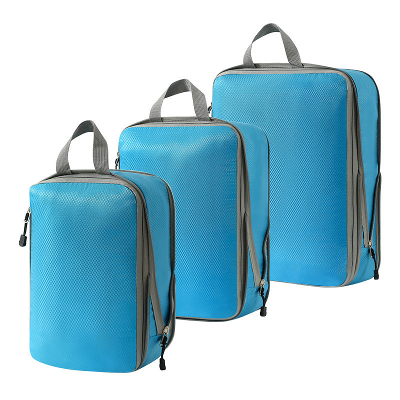 Travel storage bag compression seven-piece set digital toiletries cosmetics storage bag clothes shoes luggage travel bag