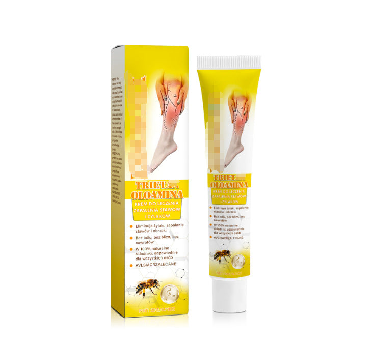 Cross-border popular bee venom vein soothing cream relieves blue veins and bulges moisturizing care cream 20g
