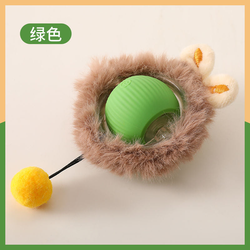 Cat toy electric rolling ball self-entertainment intelligent cat ball automatic cat stick to consume physical energy