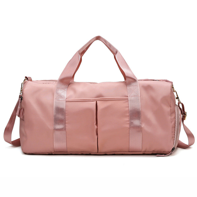 lulu same style fitness bag, wet and dry separation, large capacity yoga bag, cross-border fashion trend, lightweight sports travel bag