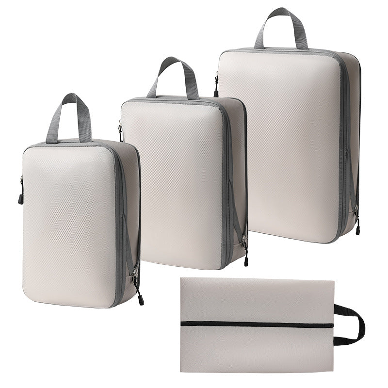 Travel storage bag compression seven-piece set digital toiletries cosmetics storage bag clothes shoes luggage travel bag