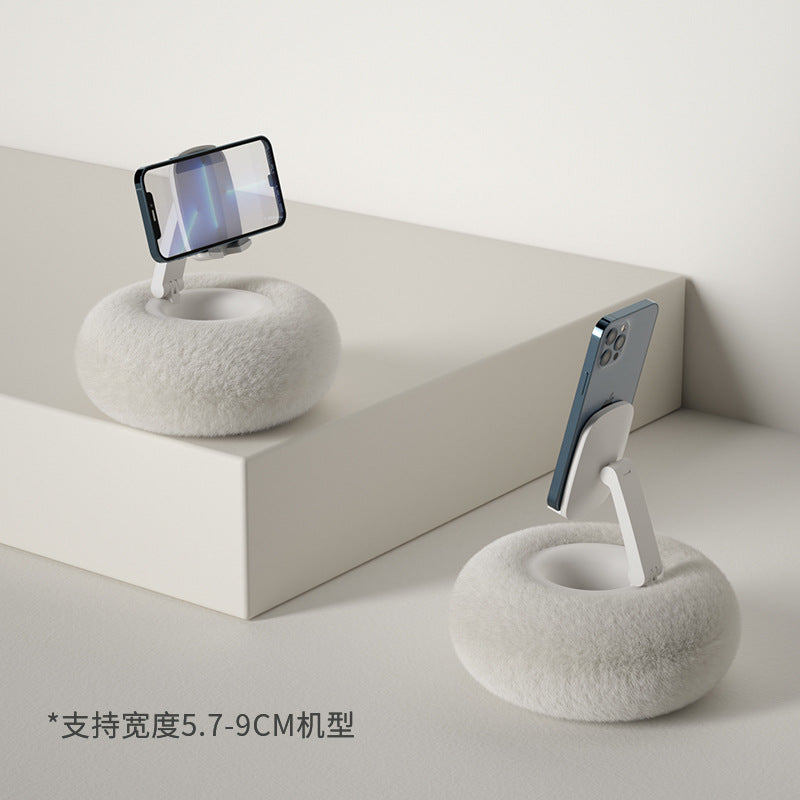 Pillow mobile phone holder tablet rotating holder live broadcast drama lazy desktop bed home stand wholesale
