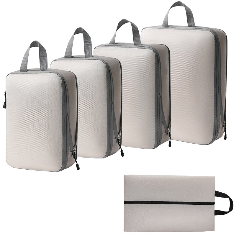 Travel storage bag compression seven-piece set digital toiletries cosmetics storage bag clothes shoes luggage travel bag