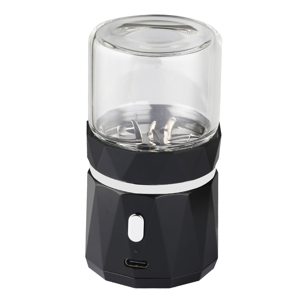 Cross-border new lightweight portable mini electric tobacco grinder crusher herbal metal grinder manufacturer spot