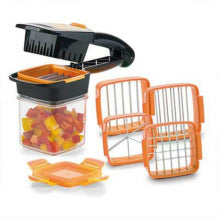 Cross-border multi-function push-type vegetable cutter five-in-one vegetable cutter fruit and vegetable salad cutter