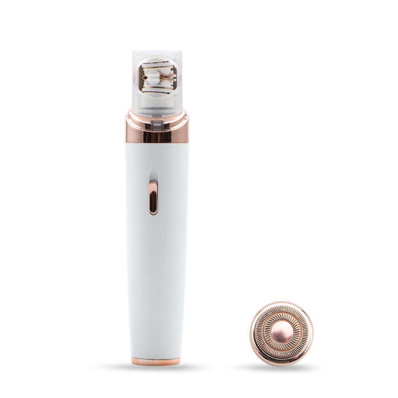 2 In 1 Mini Electric Epilator Facial Shaver Portable Women's Special Hair Removal Device Low-sensitivity Blade