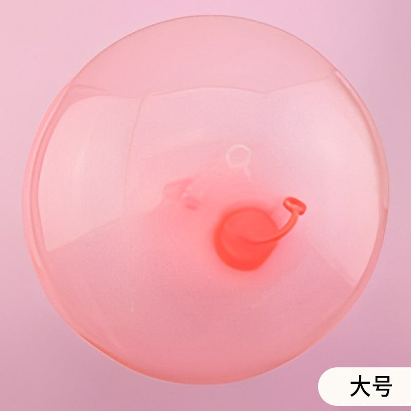 The unbreakable water balloon can be filled with water to relieve pressure and inflate for children to pat the ball and blow the balloon. The same style as the internet celebrity