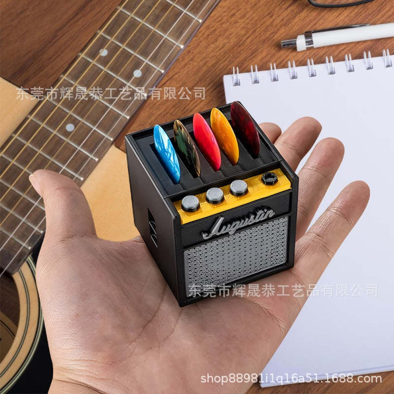 New cross-border 3D Printing Guitar Picks Holder 3D printing guitar pick storage box