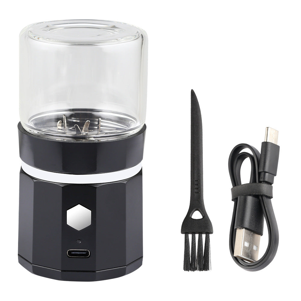 Cross-border new lightweight portable mini electric tobacco grinder crusher herbal metal grinder manufacturer spot