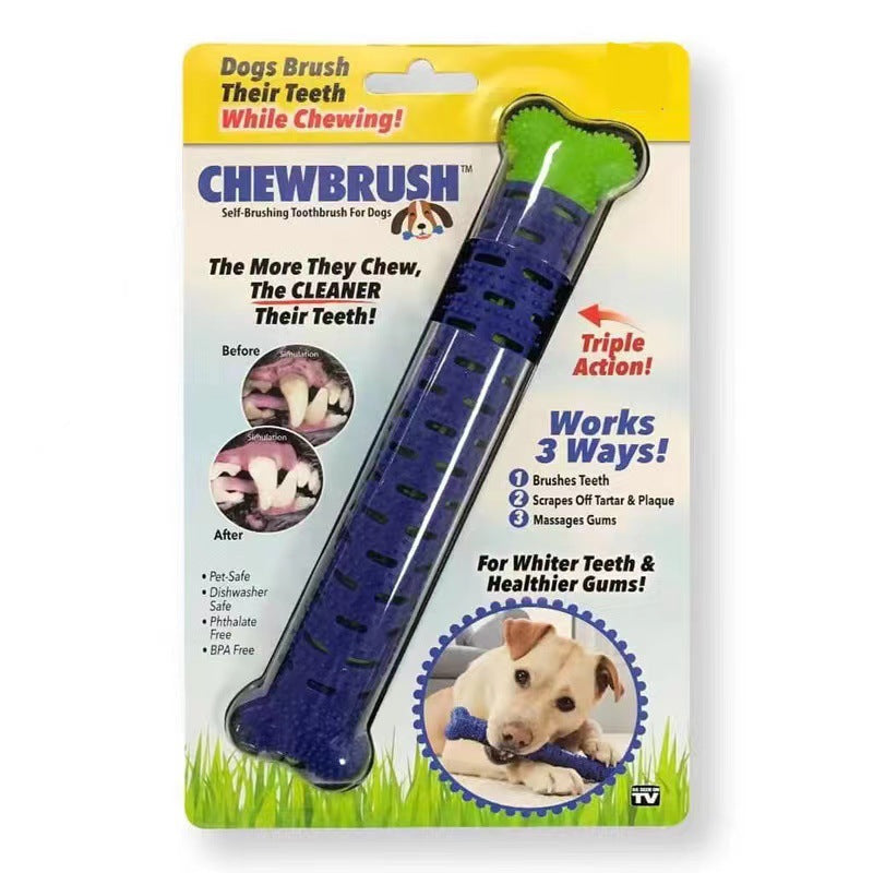 Amazon cross-border dog chew sticks pet chew toys new dog toothbrush