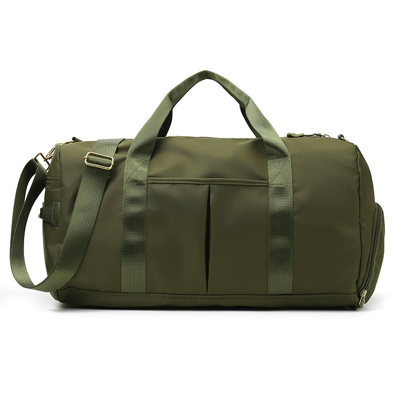 lulu same style fitness bag, wet and dry separation, large capacity yoga bag, cross-border fashion trend, lightweight sports travel bag