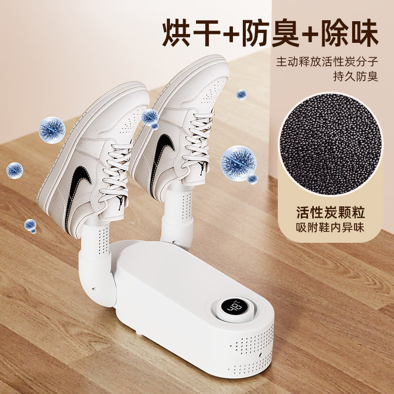 2023 new intelligent timed shoe dryer with temperature control, disinfection and deodorization, multi-function foldable shoe dryer