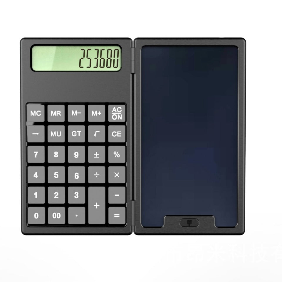 Calculator handwriting tablet learning business office portable folding LCD writing tablet calculator function science