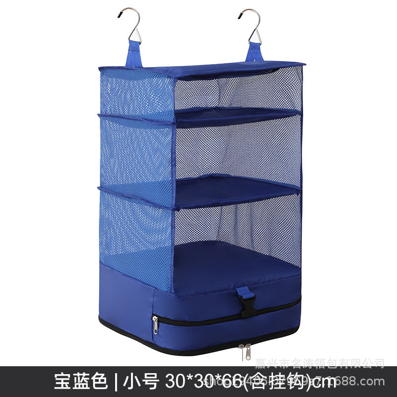 Clothes clothing ins sundries storage bag three-layer hanging bag book hanging bag storage bag bag source manufacturer