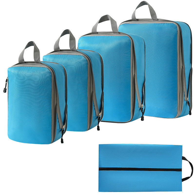 Travel storage bag compression seven-piece set digital toiletries cosmetics storage bag clothes shoes luggage travel bag