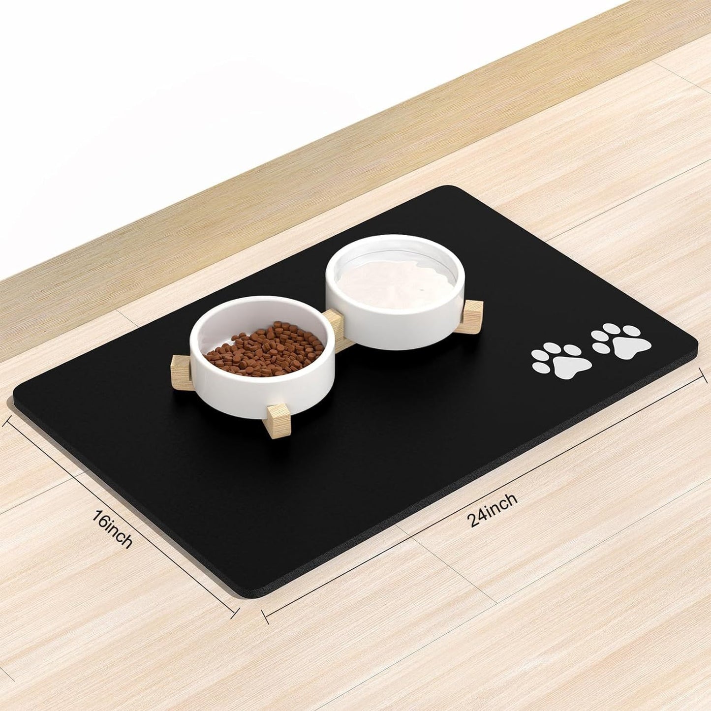 Cross-border pet cat and dog feeding diatom mud mats for feeding splash-proof household mats absorbent and quick-drying manufacturers