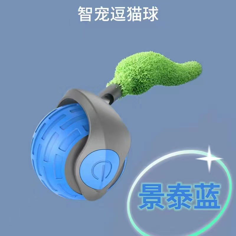 Cat toy electric rolling ball self-entertainment intelligent cat ball automatic cat stick to consume physical energy