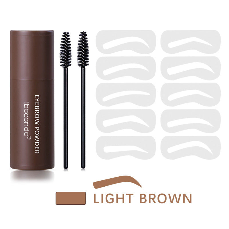 Cross-border cosmetics new eyebrow powder stamp set eyebrow shaping lazy natural not easy to remove makeup fade eyebrow card foreign trade