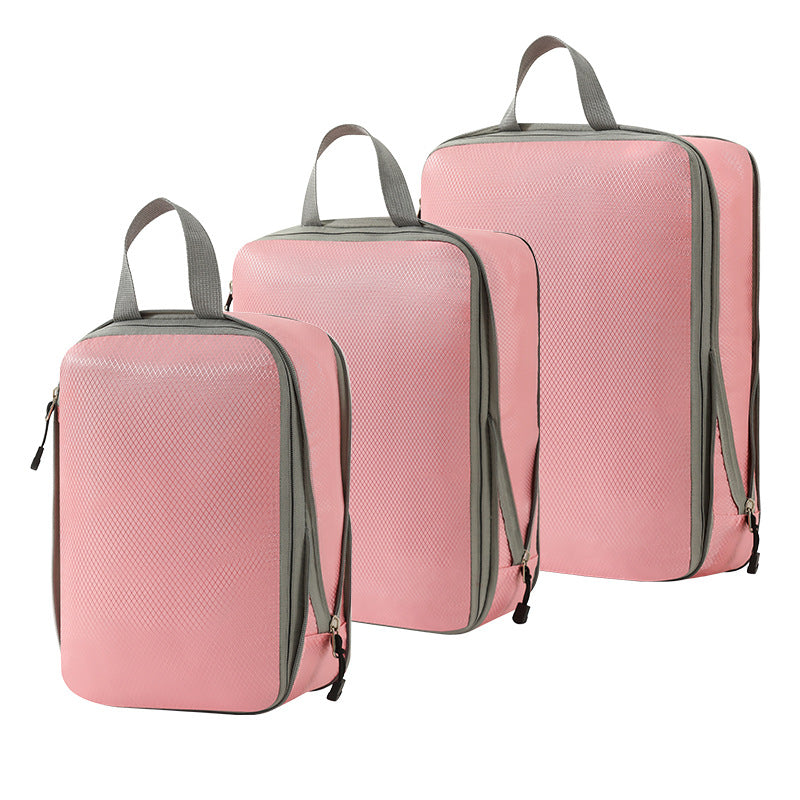 Travel storage bag compression seven-piece set digital toiletries cosmetics storage bag clothes shoes luggage travel bag