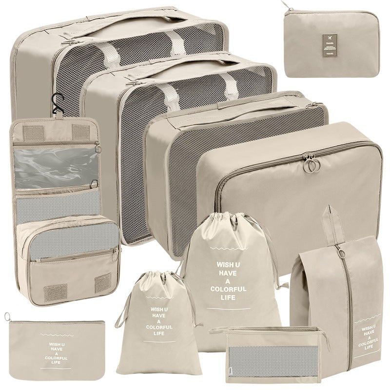 Cross-border travel storage bag eight-piece set business trip travel storage bag large capacity storage bag waterproof travel storage bag