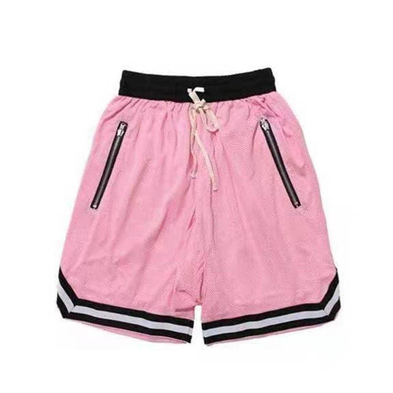 Summer muscle partner running basketball training thin mesh sports shorts men's breathable fitness five-point pants