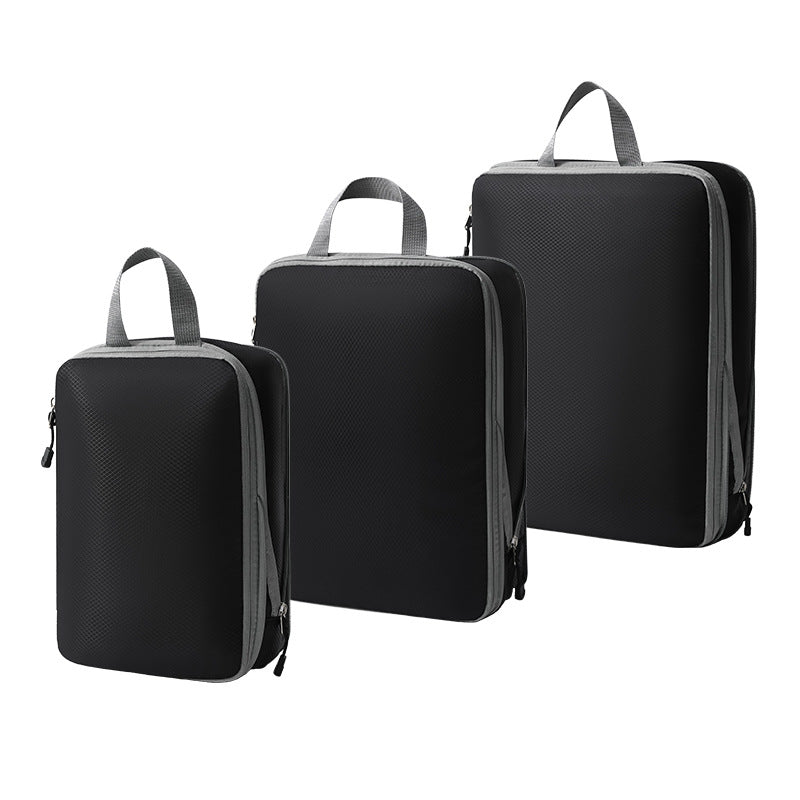 Travel storage bag compression seven-piece set digital toiletries cosmetics storage bag clothes shoes luggage travel bag