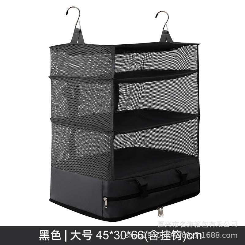 Clothes clothing ins sundries storage bag three-layer hanging bag book hanging bag storage bag bag source manufacturer
