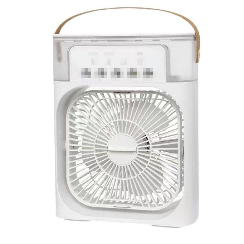 Cross-border new small air cooler five-hole spray fan usb desktop humidification air conditioning cooling fan cooler fan